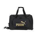 Puma Evercat 22" Wanderer Rolling Duffel Bag Black/Gold - Brand New