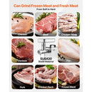 VEVOR MEAT GRINDER, 13 LBS/MIN CAPACITY ELECTRIC MEAT GRINDERS - SILVER - Like New