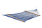 BLISS HAMMOCKS BH-410BLU 60IN Wide Cotton Rope Hammock - Blue - Like New
