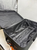 ROCKLAND 24 INCH FASHION SOFTSIDE UPRIGHT LUGGAGE EXPANDABLE, - BLACK - Brand New