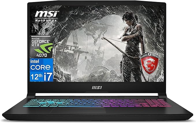 MSI Katana 15.6" FHD 144Hz i7-12650H 16 1TB SSD RTX 4070 15-B12VGK-813US - BLACK - Like New