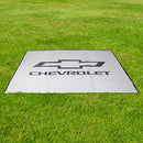 Smart Design Indoor/Outdoor Mat - Chevy - UV Protection Vinyl Plastic - Grey - Like New