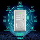 NeuType Keypad Deadbolt Electronic Keyless Double Door Lock - Satin Nickel - Like New