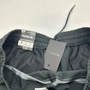 HURLEY WARMUP SHORT BLACK WITH A GRAY STRIPE - SIZE: MEN M - BLACK - Brand New