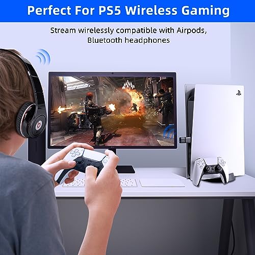 SMOF USB BLUETOOTH AUDIO ADAPTER WITH USB C CONVERSION ADAPTER FOR MULTIPLE PS4 - Like New