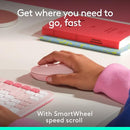Logitech POP Mouse, Compact and Portable Wireless Bluetooth Mouse MR0092 - Rose - Like New