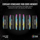 CORSAIR Vengeance RGB 64GB (2 x 32GB) 288-Pin PC RAM DDR5 CMH64GX5M2B5600C36 New
