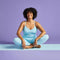 ALL IN MOTION YOGA MAT 3MM - ALL IN MOTION™ - SIZE: 68 X 24 IN - BLUE - Like New