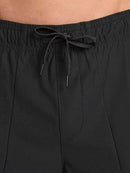 REEBOK MEN'S STRIKER PANT, FIT, 30” INSEAM, POLY FABRIC - SIZE S - BLACK - Brand New