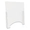 DEFLECTO COUNTER TOP BARRIER WITH PASS THRU 31.75" X 6" X 36" CLEAR PBCTPC3136P - Brand New