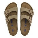 0951301 BIRKENSTOCK MEN'S ARIZONA SANDALS SIZE: MEN 5 TAUPE SUEDE - Brand New
