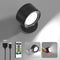 LIGHTBIZ-X120 WALL MOUNTED SCONCES 3000MAH RECHARGEABLE BATTERY - BLACK - Like New