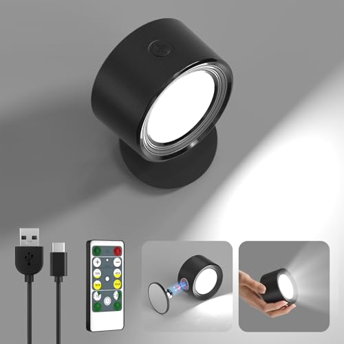 LIGHTBIZ-X120 WALL MOUNTED SCONCES 3000MAH RECHARGEABLE BATTERY - BLACK - Like New