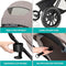 EVENFLO PIVOT MODULAR TRAVEL SYSTEM WITH LITEMAX INFANT CAR SEAT (Casual Gray) - Like New