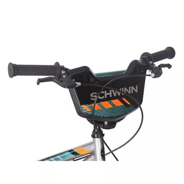 SCHWINN PISTON 20" BMX BIKE STEP OVER YOUTH BIKE - SILVER - Like New