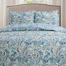 King Green Paisley 3-Piece Bedspread Coverlet Set (B07N7MJ73J) - Brand New