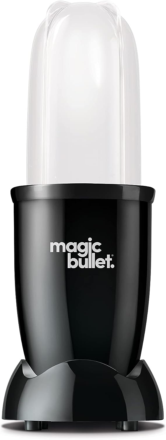 Magic Bullet 11 Piece Set Small Blender MBR-1101 - Silver/Black Like New
