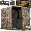 HUNTSEN Hunting Blind 270 Degree See Through Ground Hunting Blind HT001712 - Like New