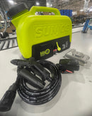 SUN JOE 24V CORDLESS PORTABLE SINK/SHOWER WASHER KIT W/BATTERY - GREEN/BLACK - Like New