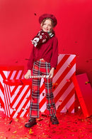 Arshiner Girls Print Flare Leggings Kids Elastic High Waisted Yoga Pants - Like New