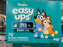 PAMPERS POTTY TRAINING UNDERWEAR FOR TODDLERS, EASY UPS DIAPERS - BLUE AND AQUA - Brand New