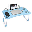 Slendor Foldable Lap Desk with Cup Holder for Bed Couch Floor - Brand New
