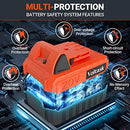 VOLTASK ZDBP20014001 LITHIUM-ION BATTERY PACK 4.0AH 20V NBML-B-20-4 - ORANGE - Like New