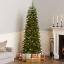 NATIONAL TREE COMPANY 6.5' FT CHRISTMAS TREE 300 LEDS 640 TIPS - GREEN - Like New