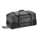 HIGH SIERRA WHEELED ROLLING DUFFLE BAG LIGHTWEIGHT TRAVEL DUFFLEBAG - BLACK - Brand New