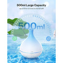 ANJOU AD012 500ML BPA FREE COOL MIST HUMIDIFIER AROMATHERAPY DIFFUSER - SKY BLUE - Like New