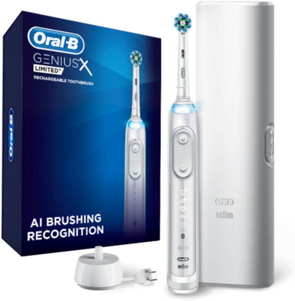 Oral-B Genius X Limited, Electric Toothbrush with AI, D706.513.6X - WHITE New