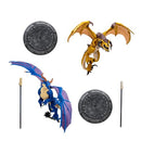 McFarlane Toys Bronze Proto-Drake and Blue Highland Drake 2pk 1:12 Gold Label - Like New