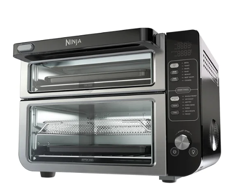 NINJA 14-IN-1 DOUBLE OVEN WITH FLEXDOOR -STAINLESS STEEL - Like New