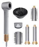 COOLMOUSE 7 IN1 HOT AIR STYLER BLOWER BRUSH 5M NEGATIVE ION 110,000 RPM - SILVER - Like New