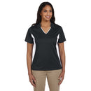 M355W Harriton Ladies' Side Blocked Micro-Piqué Polo New