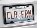 WEATHERTECH CLEARFRAME LICENSE PLATE FRAME - CHROME/BLACK - Like New