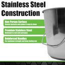 Grip Stainless Steel Bucket 4 Gallon B07P6DNKCG - Silver - Brand New