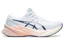 ASICS WOMEN'S NOVABLAST 3 NAGINO SIZE 11 - SKY/CREAM - SKY/CREAM - Like New