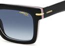 CARRERA 316/S M4P STRIPED BLACK 52/21/150 MAN SUNGLASSES - DARK BLUE SHADING - Like New