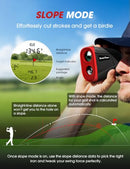 BIRDIEPULSE GOLF RANGEFINDER WITH SLOPE MAGNET 1300Y RANGE FINDER GOLF - BLACK - Like New