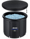 JECOO COLD PLUNGE TUB 90 GALLONS LARGE ICE BATH MULTIPLE LAYERED - BLACK - Like New