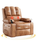 GarveeHome 360° Swivel Electric Massage Recliner Chair Zero-Gravity & 3D-Heat - Like New