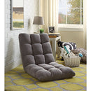 Loungie Microplush Recliner Chair, Grey - Brand New