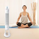 HONEYWELL QUIETSET WHOLE OSCILLATING TOWER FAN 5 SPEED SETTINGS OSCILLATING 80° - Like New