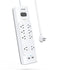 ANKER A9181 POWER STRIP SURGE PROTECTOR WITH USB, 6FT, 8 OUTLETS, 2 USB PORTS - Like New