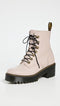 22601001 Dr. Martens Women's Leona Leather Heeled Boot Fashion - Like New