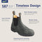 BLUNDSTONE CLASSIC CHELSEA BOOTS UNISEX RUSTIC BLACK SIZE MEN 7.5 WOMEN 9.5 - Like New