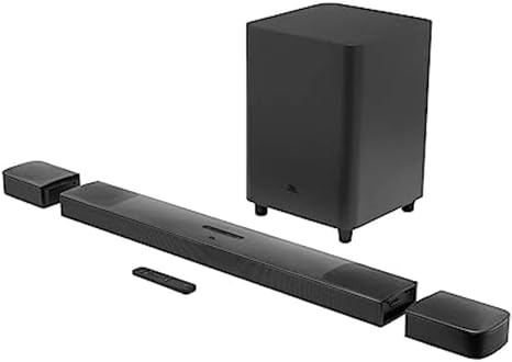 JBL Bar 9.1 Channel Soundbar System Surround Dolby Atmos JBLBAR913DBLKAM - Black Like New