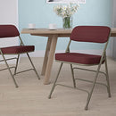 Flash Furniture Hercules Metal Folding Chair B006FU70SY - Burgundy - Like New