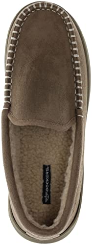 SMF7295ADK DOCKERS MEN'S DOUGLAS ULTRA-LIGHT MOCCASIN SIZE: 14 BROWN - Like New